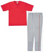 Heavyweight Two-Button Baseball Jersey Uniform Kit