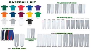 Heavyweight Two-Button Baseball Jersey Uniform Kit