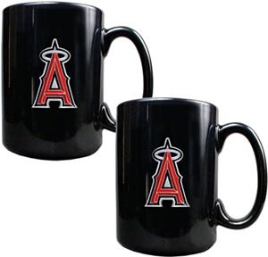 MLB Anaheim Angels 15oz. Ceramic Mug Set of 2