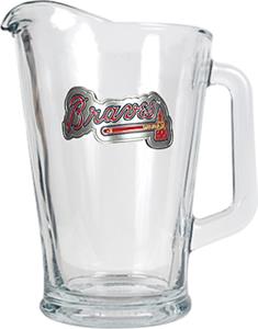 MLB Atlanta Braves 1/2 Gallon Glass Pitcher