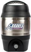 MLB Braves 1gal Tailgate Jug w/Push Button Spout