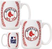 MLB Red Sox 15oz. Ceramic Gameball Mug Set of 2