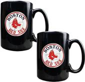 MLB Boston Red Sox 15oz. Ceramic Mug Set of 2