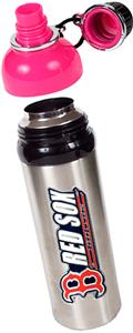MLB Red Sox 24oz Stainless Water Bottle w/Pink Top