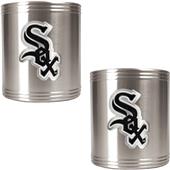 MLB White Sox Stainless Steel Can Holders Set