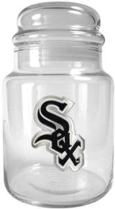 MLB Chicago White Sox Glass Candy Jar
