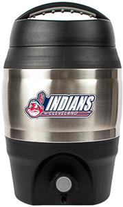 MLB Indians 1gal Tailgate Jug Push Button Spout