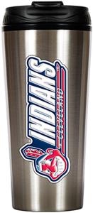 MLB Indians 16oz Stainless Steel Travel Tumbler