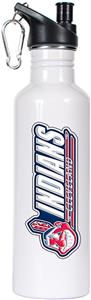 MLB Indians 26oz White Stainless Water Bottle