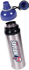MLB Indians 24oz Stainless Water Bottle w/Blue Top