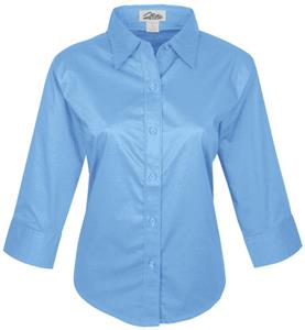 TRI MOUNTAIN Women's Capri 3/4 Sleeve Woven Shirt