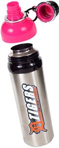MLB Tigers 24oz Stainless Water Bottle Pink Top