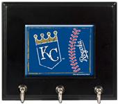 MLB Kansas City Royals Wood Keyhook Rack