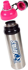 MLB Royals 24oz Stainless Water Bottle Pink Top