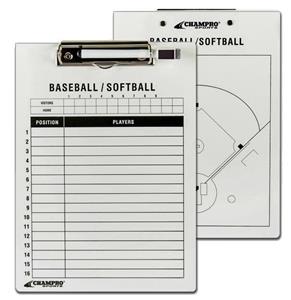 Champro Baseball/Softball Coaches Dry Erase Board