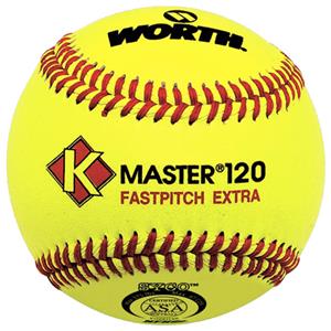 Worth 12" ASA K-Master SYCO Fastpitch Softballs