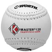 Worth 12" ASA K-Master White Fastpitch Softballs