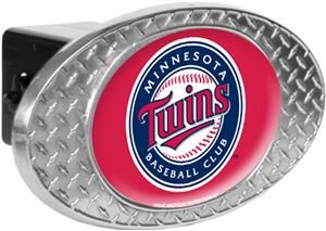 MLB Minnesota Twins Diamond Plate Hitch Cover