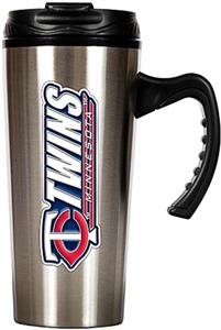 MLB Twins Stainless Steel 16oz Travel Mug