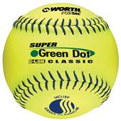 Worth 11" USSSA Green Dot PT Slowpitch Softballs