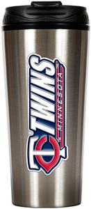 MLB Twins 16oz Stainless Steel Travel Tumbler