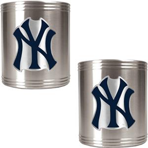 MLB New York Yankees Stainless Steel Can Holders