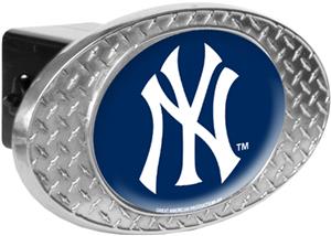 MLB New York Yankees Diamond Plate Hitch Cover