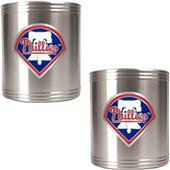 MLB Phillies Stainless Steel Can Holders