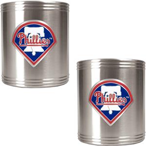 MLB Phillies Stainless Steel Can Holders