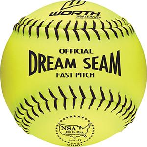 Worth 11" NSA Dream Seam PL Fastpitch Softballs