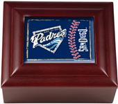 MLB San Diego Padres Mahogany Keepsake Box