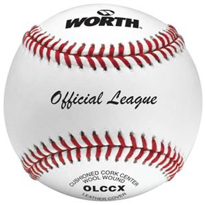 Worth 9" Official League OLCCX Practice Baseballs