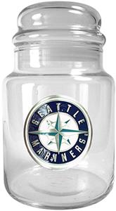 MLB Seattle Mariners Glass Candy Jar