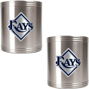 MLB Tampa Bay Rays Stainless Steel Can Holders