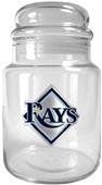MLB Tampa Bay Rays Glass Candy Jar
