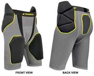 Champro Football Tri-Flex Girdle 5 Pads Built In