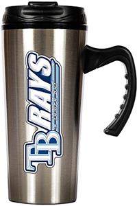 MLB Devil Rays Stainless Steel 16oz Travel Mug