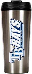 MLB Devil Rays 16oz Stainless Steel Travel Tumbler