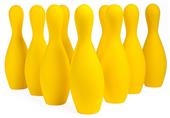 Champion Sports Foam Bowling Pins (Set of 10 Pins) Champion Sports Foam Bowling Pins (Set of 10 Pins)