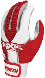 Worth Adult Toxic Baseball/Softball Batting Gloves