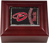 MLB Arizona Diamondbacks Mahogany Keepsake Box