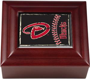 MLB Arizona Diamondbacks Mahogany Keepsake Box