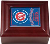 MLB Chicago Cubs Mahogany Keepsake Box