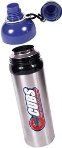 MLB Chicago Cubs Stainless Water Bottle w/Blue Top