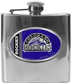 MLB Colorado Rockies 6oz Stainless Steel Flask