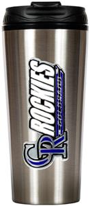 MLB Colorado Rockies 16oz Stainless Travel Tumbler