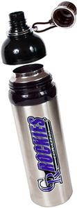 MLB Rockies Stainless Water Bottle Black Top