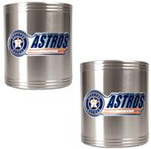 MLB Houston Astros Stainless Steel Can Holders