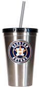 MLB Houston Astros Stainless Tumbler w/Straw