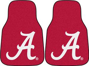 Fan Mats University of Alabama 'A' Carpet Car Mats